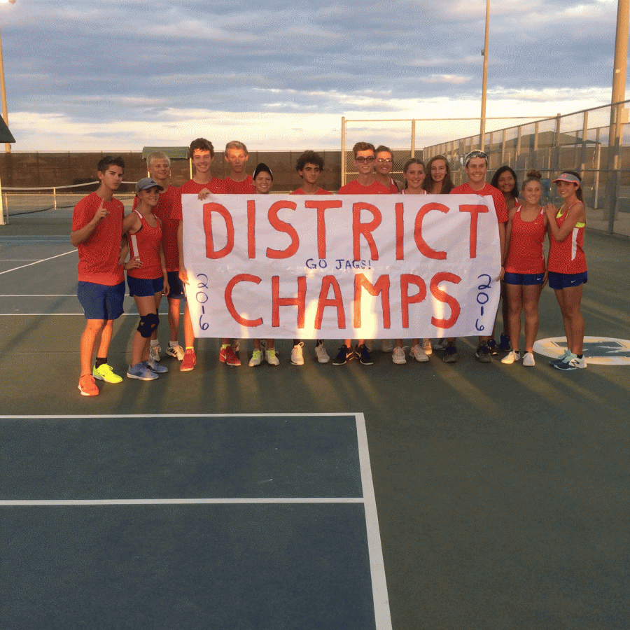 Varsity Tennis Takes District