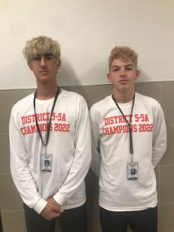 Members of the football team are dyeing their hair blond to celebrate making it into the playoffs. This tradition has been present at other schools for a while, but the football team brought it to Heritage to create a sense of togetherness. “I think it just creates unity among the team,” Dylan Riggins (12) said. “It gives them something to represent that team coming together and just having eachothers’ backs.”