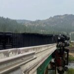 Semi Truck Left Dangling Off California I-80 Bridge After Major-Injury Crash