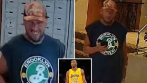 $17,400 in Kobe Bryant Cards Vanishes From Brooklyn Lobby as Smiling Thief Caught on Camera