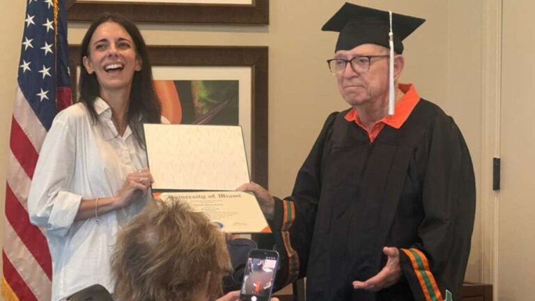 68 Years After Leaving College for the Military, 90-Year-Old Veteran Finally Gets His Degree