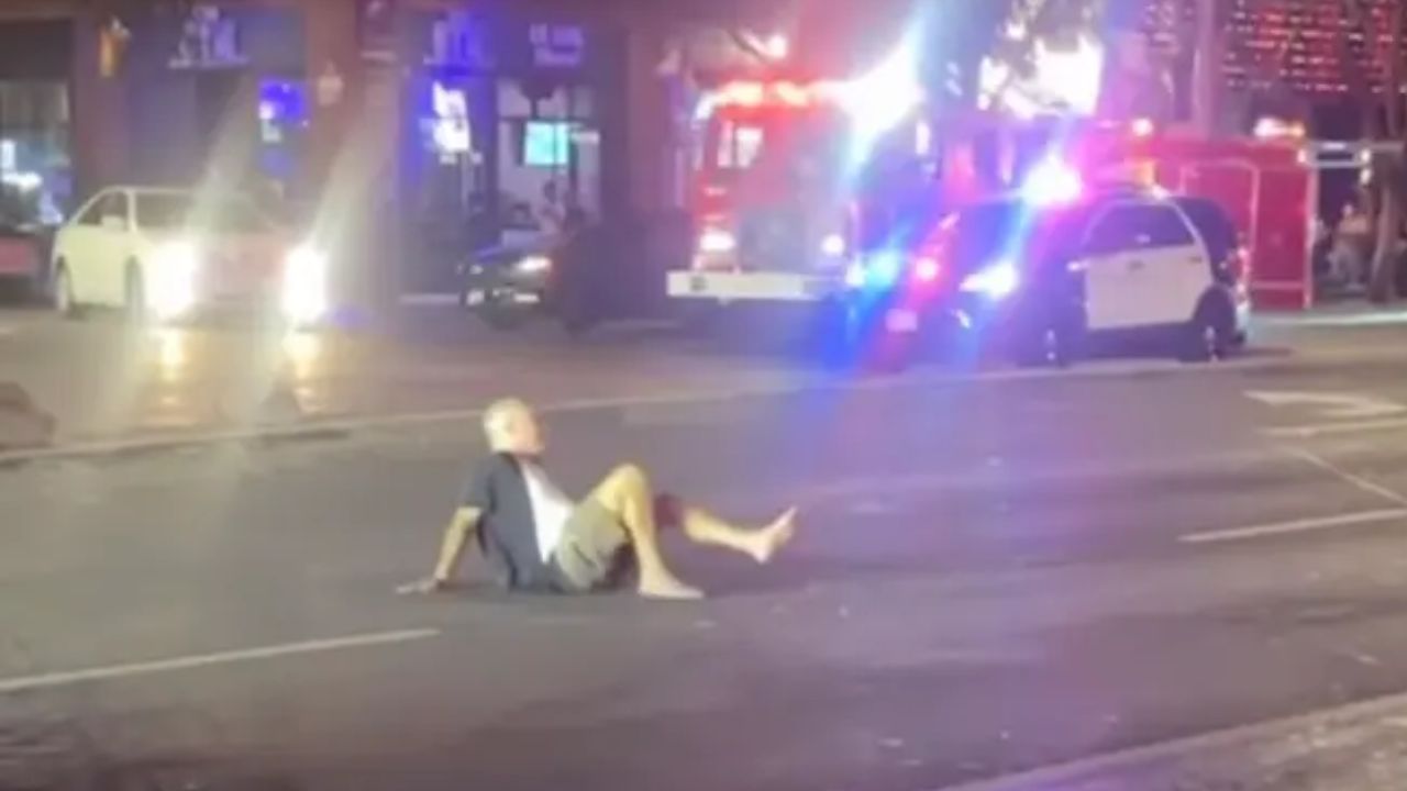West Hollywood Night Turns Chaotic as Barefoot Man Fights Cops and Sends Emergency Crews Rushing In